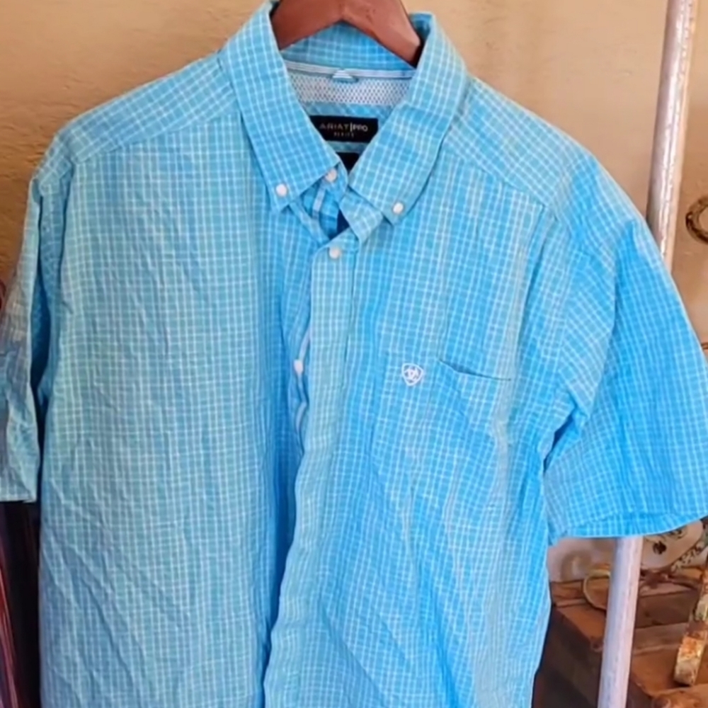 Blue Ariat Pro Shirt XL